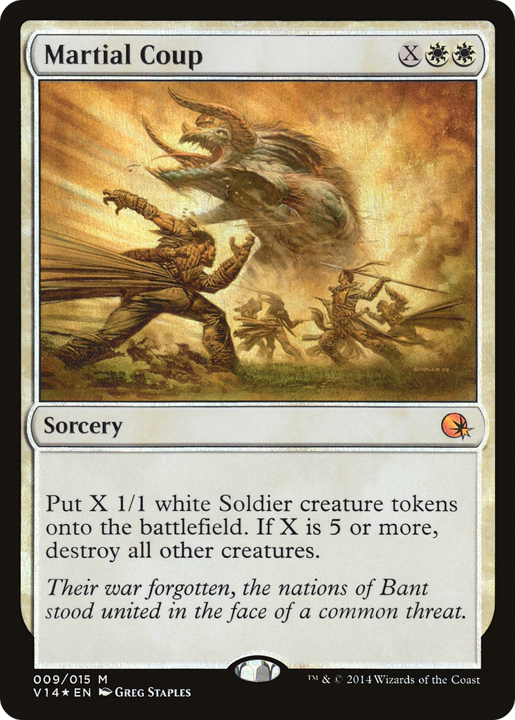 Martial Coup (V14-009) - From the Vault: Annihilation Foil