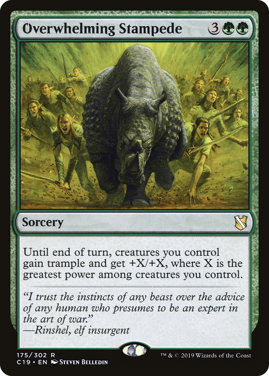 Overwhelming Stampede (C19-175) - Commander 2019