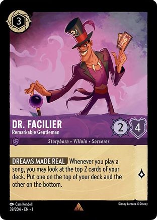 (039/204)  Dr. Facilier - Remarkable Gentleman - The First Chapter  Normal