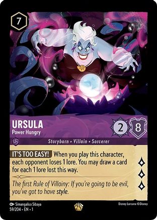 Ursula - Power Hungry (59/204) - The First Chapter Cold Foil