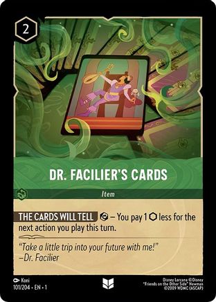 (101/204)  Dr. Facilier's Cards - The First Chapter  Normal