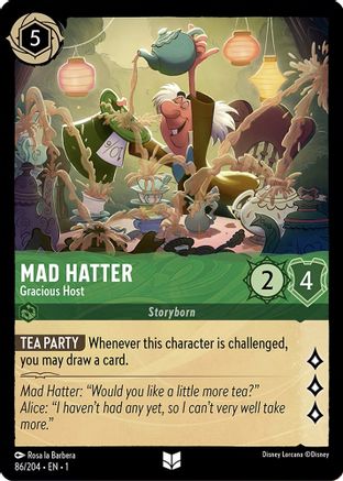 (086/204)  Mad Hatter - Gracious Host - The First Chapter  Normal