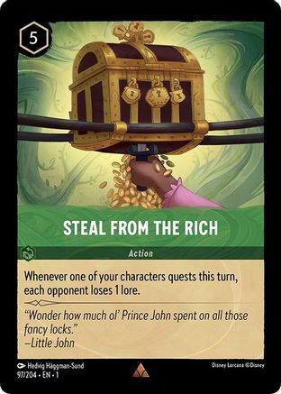 Steal From The Rich (97/204) - The First Chapter Cold Foil