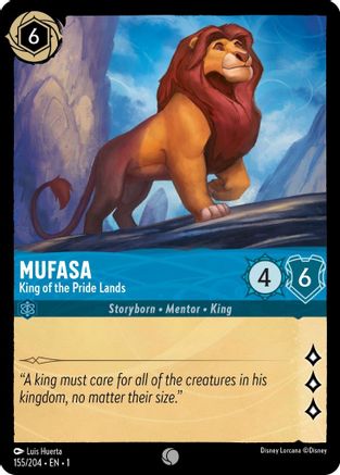 Mufasa - King of the Pride Lands (155/204) - The First Chapter Cold Foil