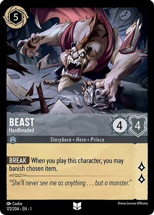 (172/204)  Beast - Hardheaded - The First Chapter  Cold Foil