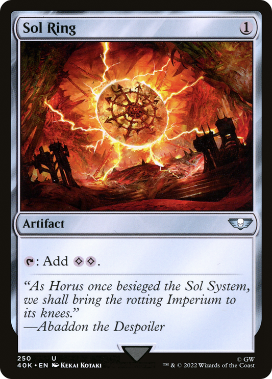 Sol Ring (40K-250) - Warhammer 40,000 Commander