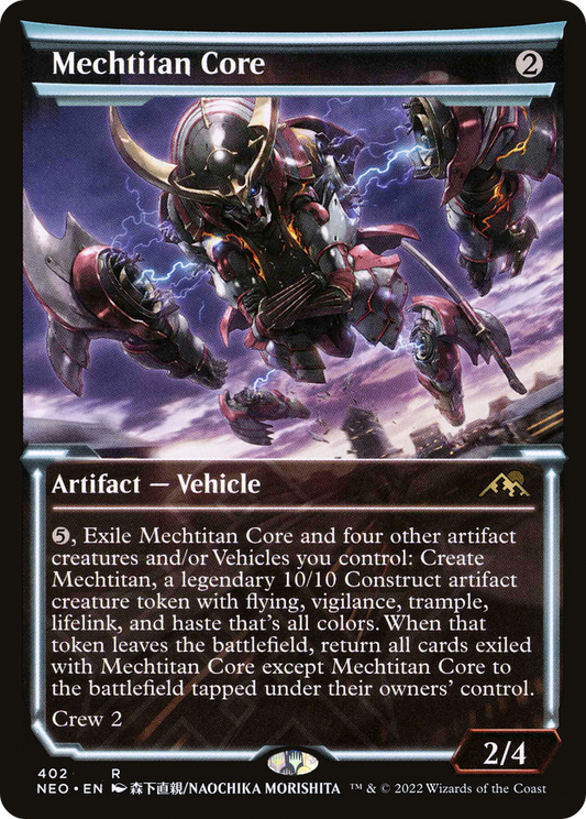 Mechtitan Core (Showcase) (NEO-402) - Kamigawa: Neon Dynasty: (Showcase)