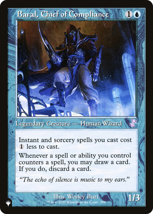 Baral, Chief of Compliance (LIST-TSR-306) - The List