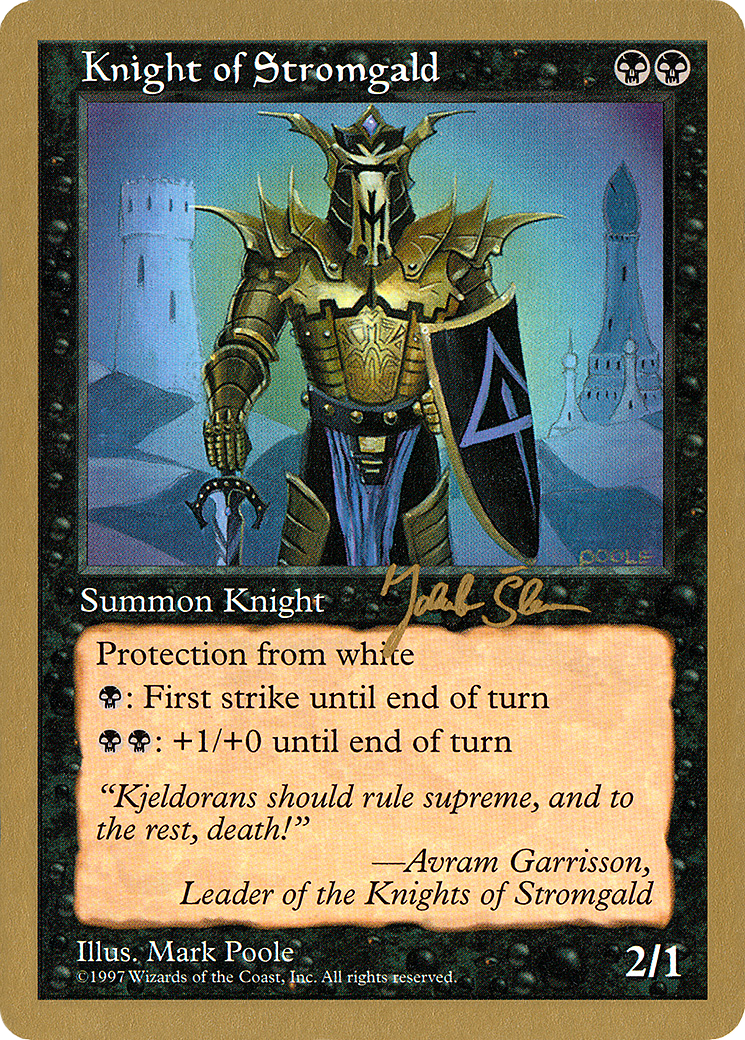 Knight of Stromgald (WC97-JS171) - World Championship Decks 1997