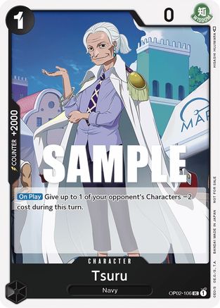 (OP02-106) Tsuru (Event Pack Vol. 2) - One Piece Promotion Cards Normal