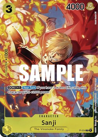 (P-034) Sanji (Event Pack Vol. 2) - One Piece Promotion Cards Foil