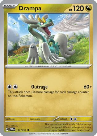 Drampa - 161/197 - SV03 Obsidian Flames Normal