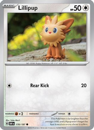 Lillipup (170/197) - SV03 Obsidian Flames  - Common