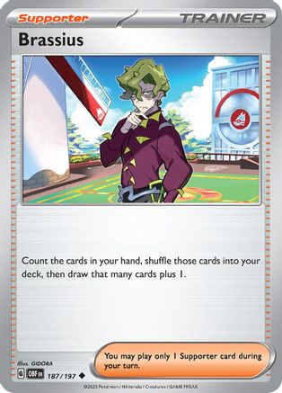 Brassius (187/197) - SV03 Obsidian Flames  - Uncommon