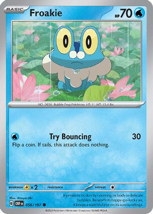 Froakie - 056/197 - SV03 Obsidian Flames Normal