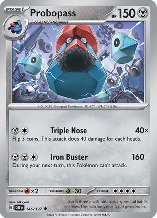 Probopass (146/197) - SV03 Obsidian Flames  - Uncommon