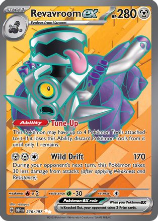 Revavroom ex (216/197) - SV03 Obsidian Flames Holofoil - Ultra Rare
