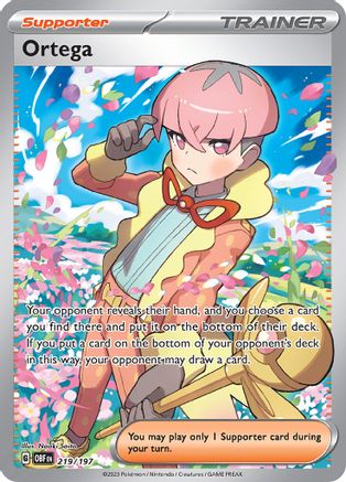 Ortega (219/197) - SV03 Obsidian Flames Holofoil - Ultra Rare