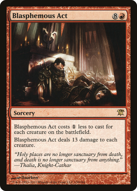 Blasphemous Act (ISD-130) - Innistrad Foil