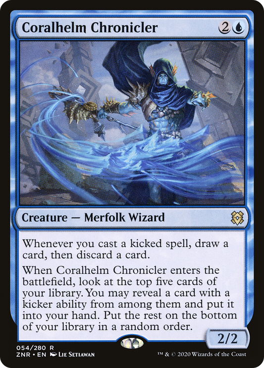 Coralhelm Chronicler (ZNR-054) - Zendikar Rising Foil