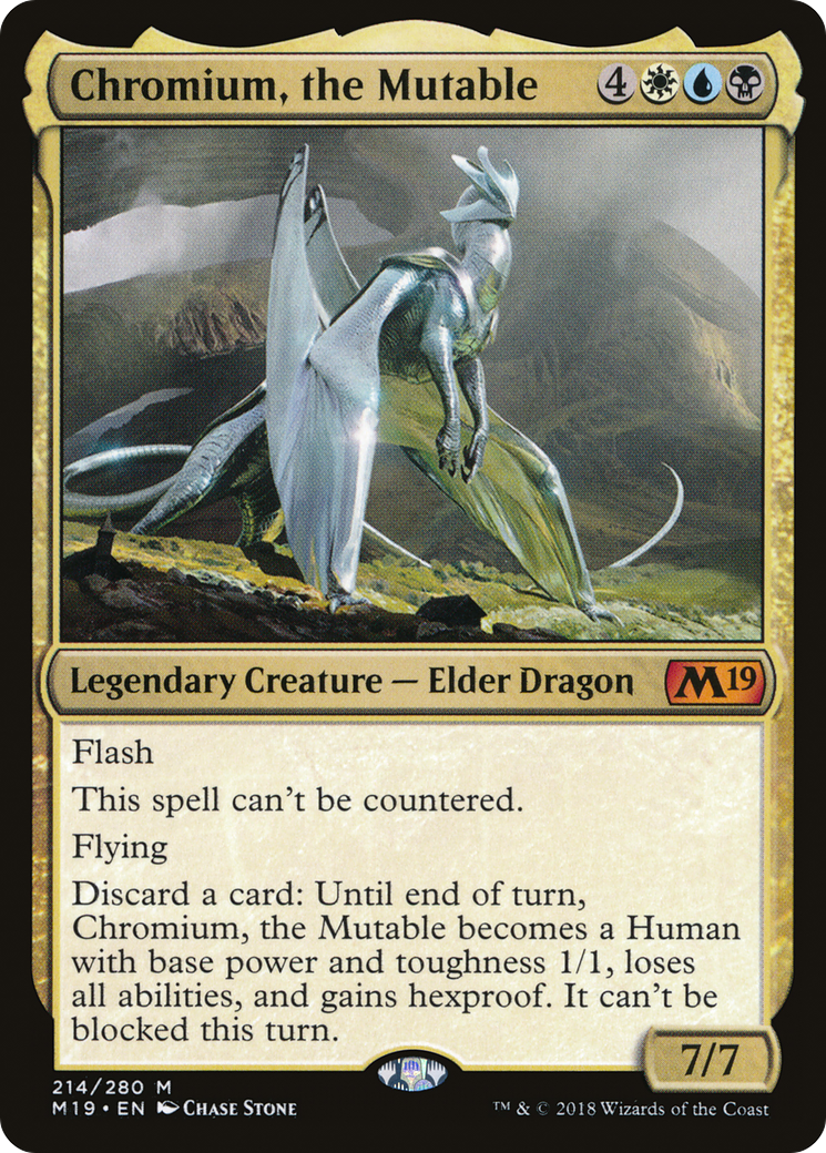 Chromium, the Mutable (M19-214) - Core Set 2019