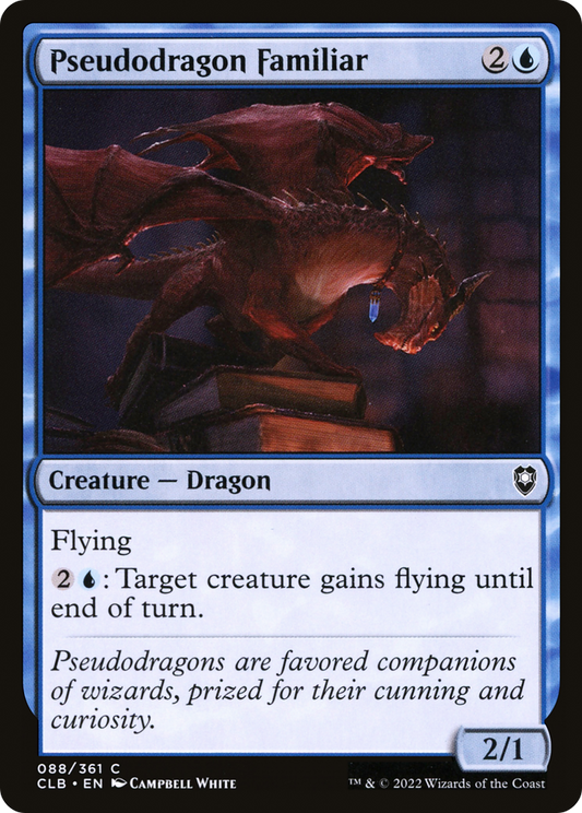 Pseudodragon Familiar (CLB-088) - Commander Legends: Battle for Baldur's Gate Foil