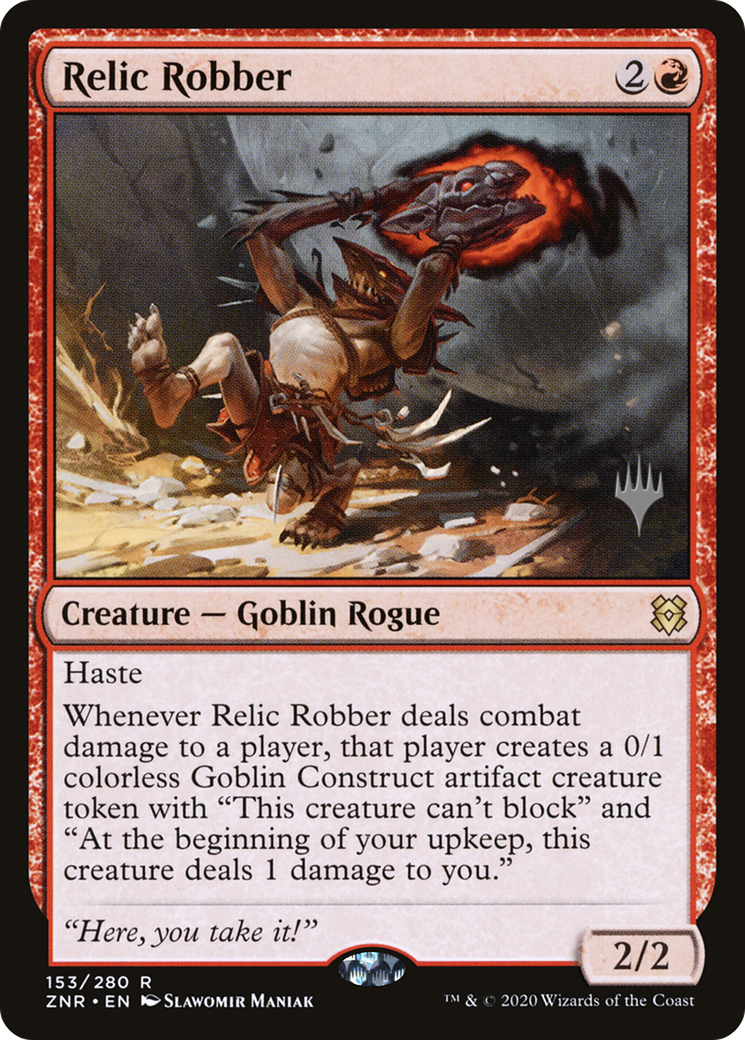 Relic Robber (PPZNR-153P) - Zendikar Rising Promos (Promo Pack)