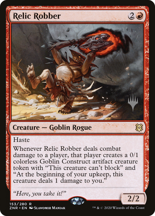 Relic Robber (PPZNR-153P) - Zendikar Rising Promos (Promo Pack)