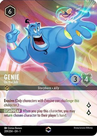 (209/204)  Genie - On the Job (Enchanted) - The First Chapter  Holofoil