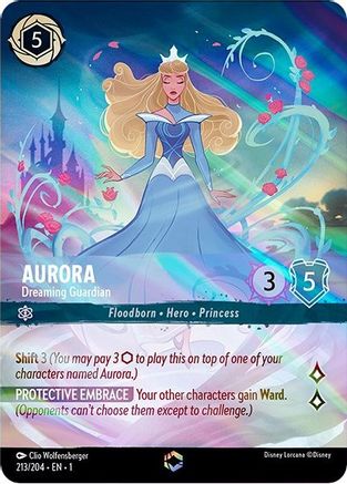 (213/204)  Aurora - Dreaming Guardian (Enchanted) - The First Chapter  Holofoil