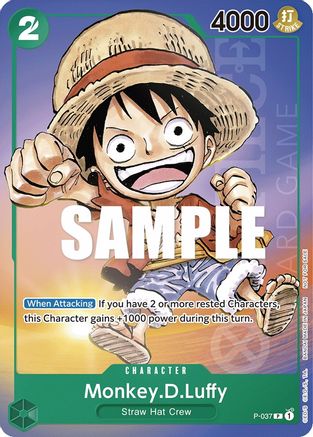 (P-037) Monkey.D.Luffy (Gen Con 2023) - One Piece Promotion Cards Foil