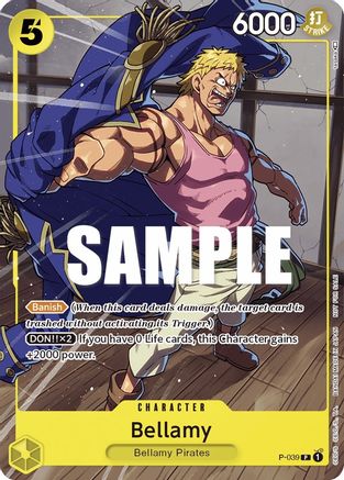 Bellamy (Pirates Party Vol. 4) (P-039) - One Piece Promotion Cards