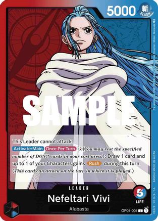 (OP04-001) Nefeltari Vivi (001) - Kingdoms of Intrigue Normal