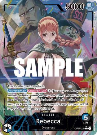 (OP04-039) Rebecca (039) (Alternate Art) - Kingdoms of Intrigue Foil