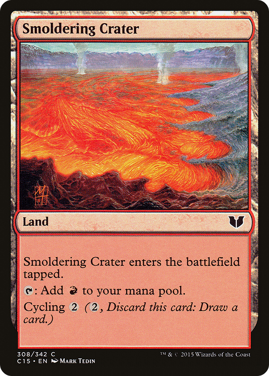 Smoldering Crater (C15-308) - Commander 2015