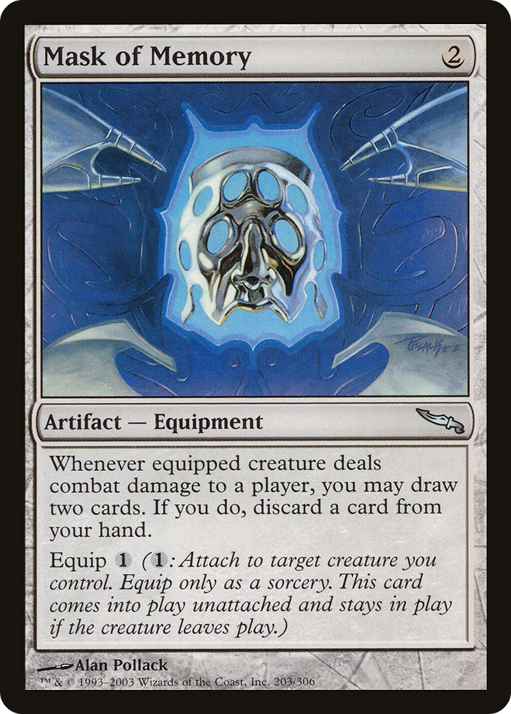 Mask of Memory (MRD-203) - Mirrodin Foil