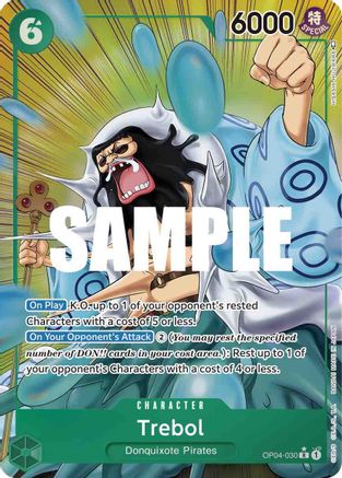(OP04-030) Trebol (Alternate Art) - Kingdoms of Intrigue Foil