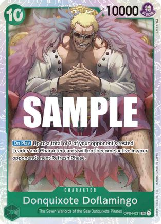 (OP04-031) Donquixote Doflamingo (031) - Kingdoms of Intrigue Foil