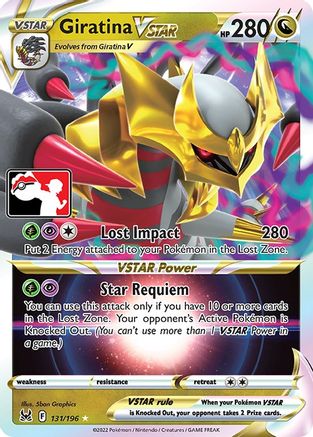 Giratina VSTAR 131 - Prize Pack Series Three Holofoil