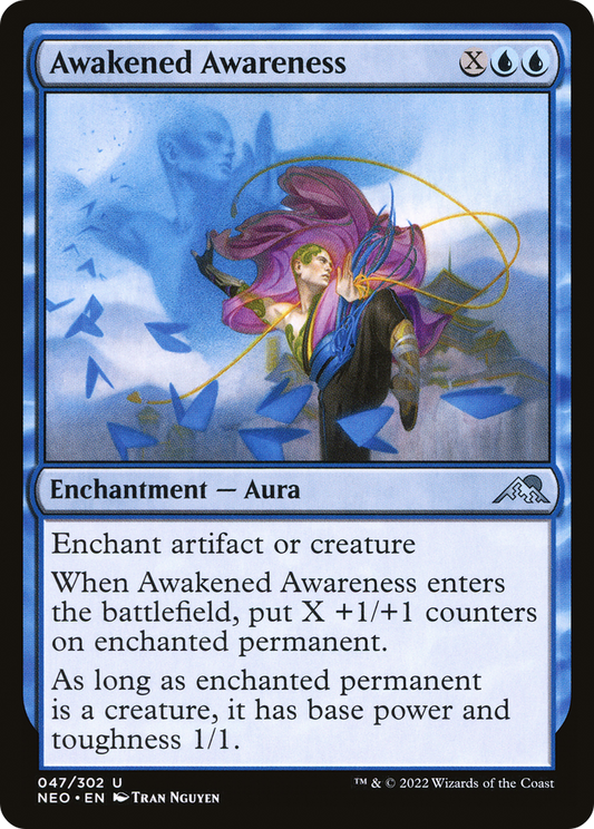 Awakened Awareness (NEO-047) - Kamigawa: Neon Dynasty