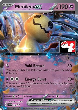 Mimikyu ex 4 - Prize Pack Series Three Holofoil