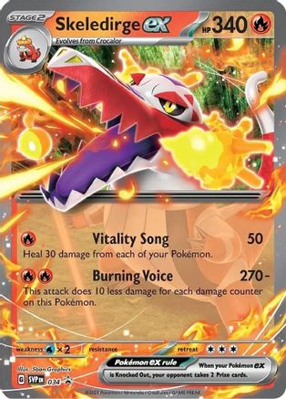Skeledirge ex (34) - SV Scarlet & Violet Promo Cards Holofoil - Promo