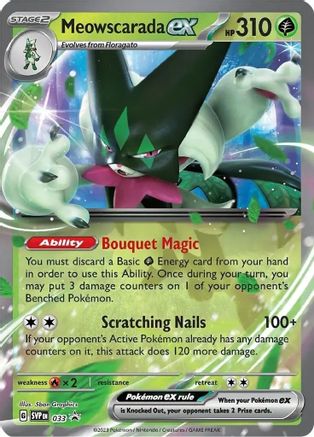 Meowscarada ex (33) - SV Scarlet & Violet Promo Cards Holofoil - Promo