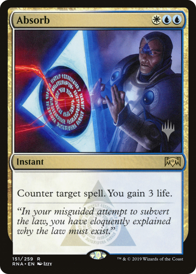 Absorb (PPELD-151P) - Ravnica Allegiance Promos (Promo Pack)