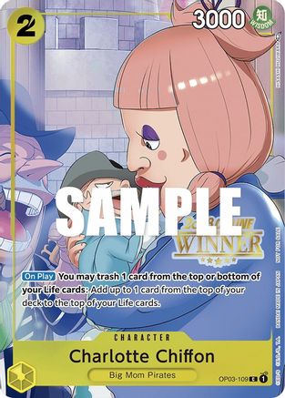 (OP03-109) Charlotte Chiffon (Online Regional 2023) [Winner] - One Piece Promotion Cards Nonfoil