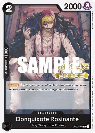 (OP02-108) Donquixote Rosinante (Judge Pack Vol. 2) - One Piece Promotion Cards Foil