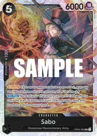 (OP04-083) Sabo - Kingdoms of Intrigue Foil