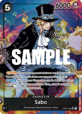 (OP04-083) Sabo (Alternate Art) - Kingdoms of Intrigue Foil