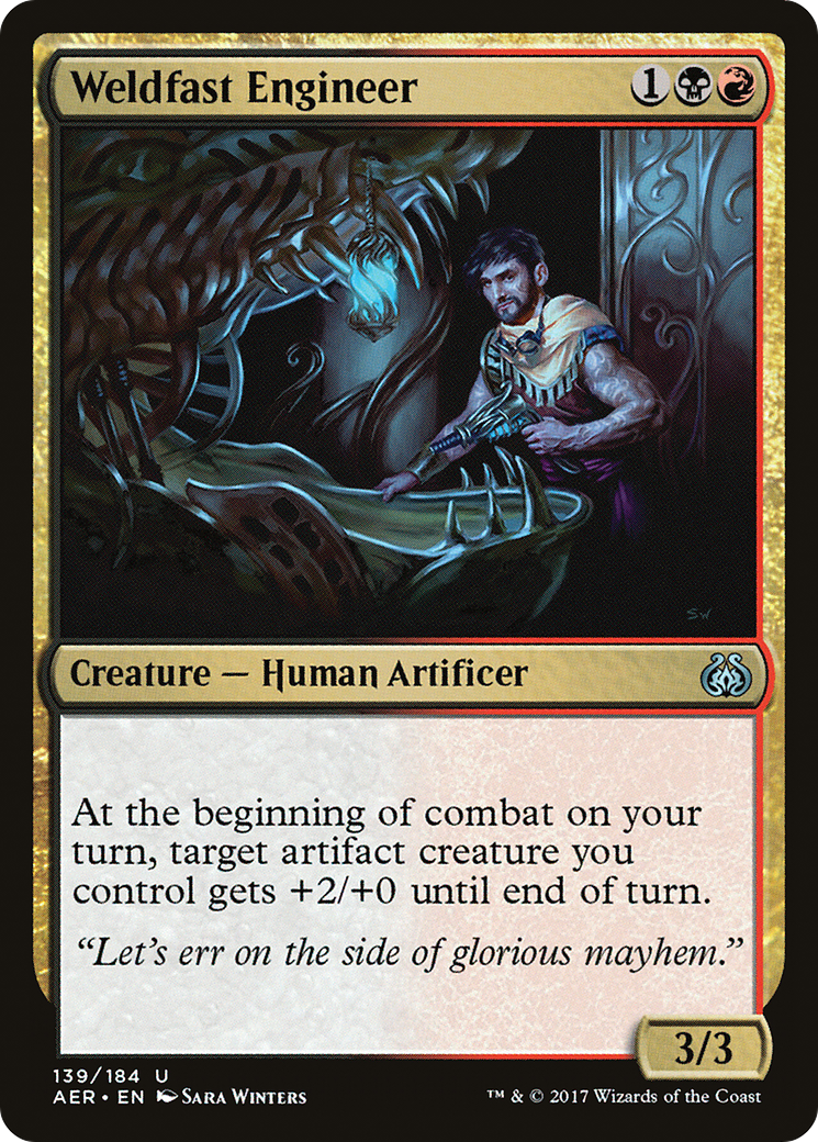 Weldfast Engineer (AER-139) - Aether Revolt Foil