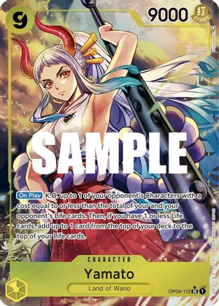 (OP04-112) Yamato (Alternate Art) - Kingdoms of Intrigue Foil